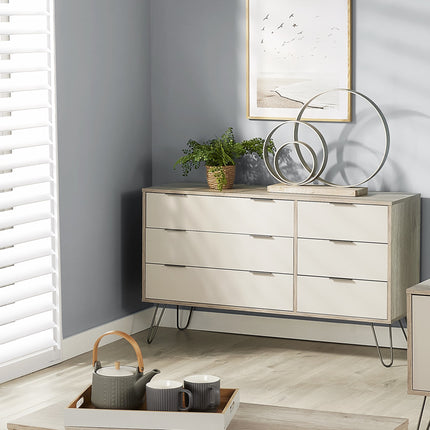 Augusta - 6 Drawer Wide Chest of Drawers