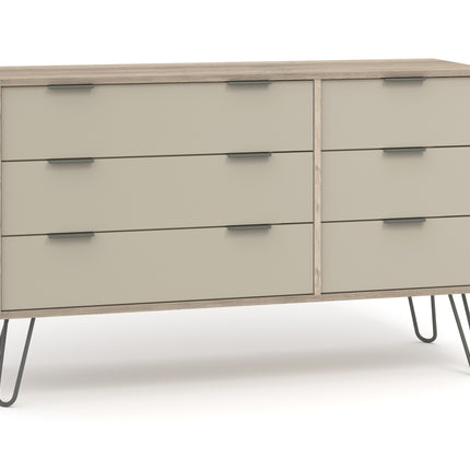 Augusta - 6 Drawer Wide Chest of Drawers