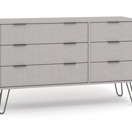 Augusta - 6 Drawer Wide Chest of Drawers