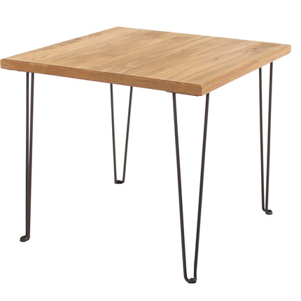 Augusta - Industrial Chic Lamp Table - Metal Accents