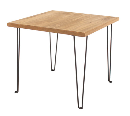 Augusta - Industrial Chic Lamp Table - Metal Accents