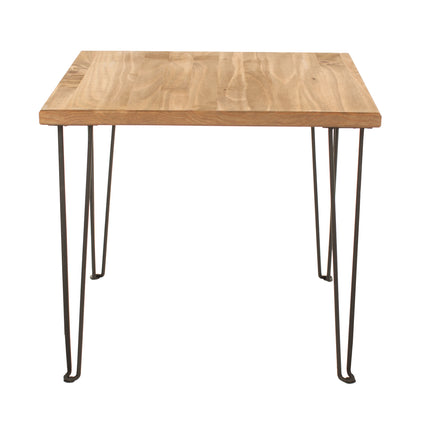 Augusta - Industrial Chic Lamp Table - Metal Accents