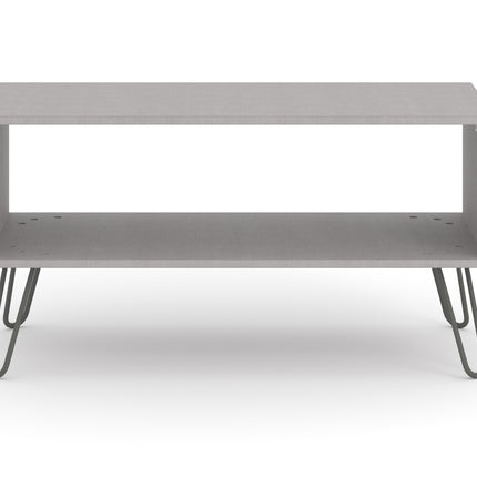 Augusta - Industrial Style Open Coffee Table - Under-Shelf