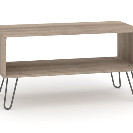 Augusta - Industrial Style Open Coffee Table - Under-Shelf