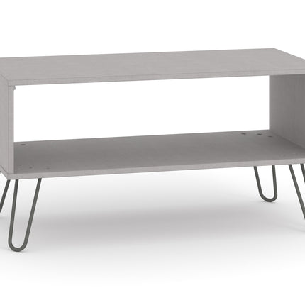 Augusta - Industrial Style Open Coffee Table - Under-Shelf