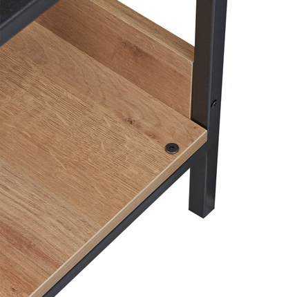 Claire - 3 Shelf Open Wardrobe - Riviera Oak