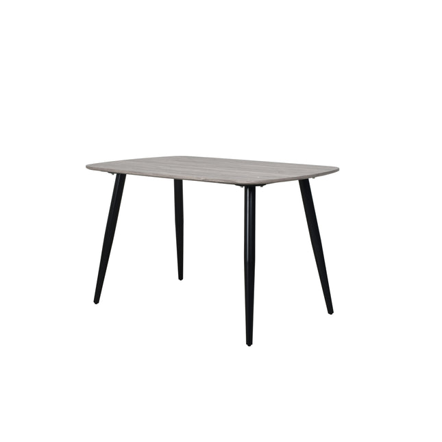 Contemporary - Dining Table with Steel Legs and Adjustable Feet