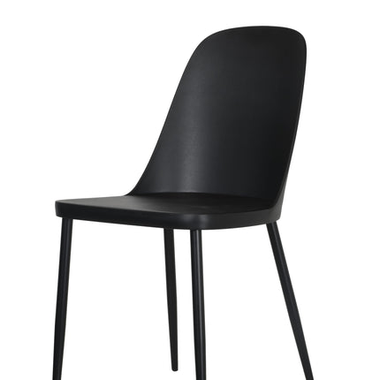 Contemporary - Plastic Dining Chairs - Set of 2