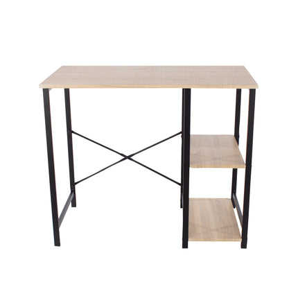 Contemporary - Study Desk - Black Legs - Side Storage
