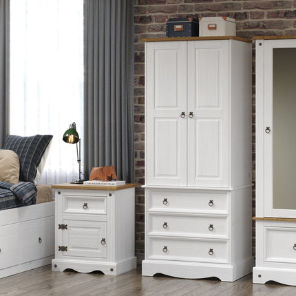 Corona - 2 Door 3 Drawer Wardrobe