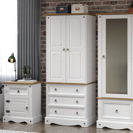 Corona - 2 Door 3 Drawer Wardrobe