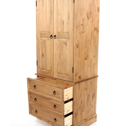 Corona - 2 Door 3 Drawer Wardrobe