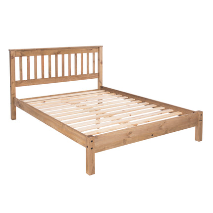 Corona - 4'6" Slatted Low End Bedstead 
