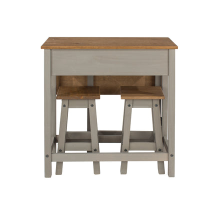 Corona - Drop Leaf Table & 2 Stools