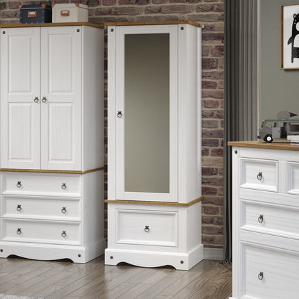 Corona - Elegant Mirrored Armoire