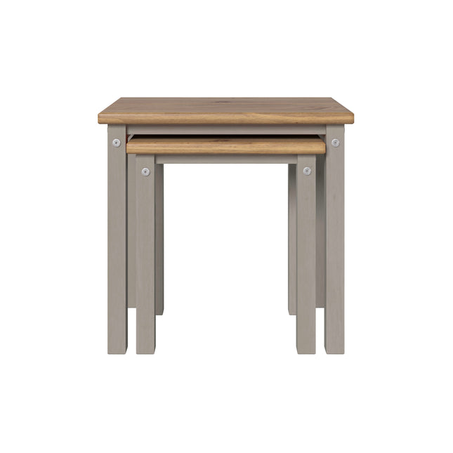 Corona - Grey Linea Nest Of 2 Tables