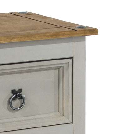 Corona - Petite 2 Drawer Bedside Cabinet