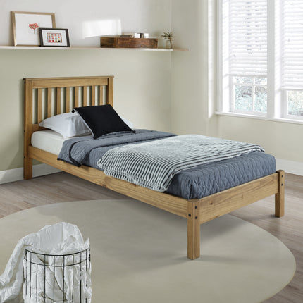 Corona - Pine 3'0" Low End Bedstead 