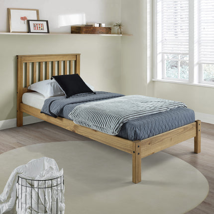 Corona - Pine 3'0" Low End Bedstead 