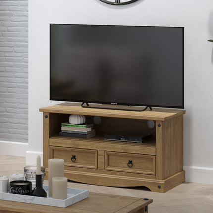 Corona - Pine Flat Screen TV Unit