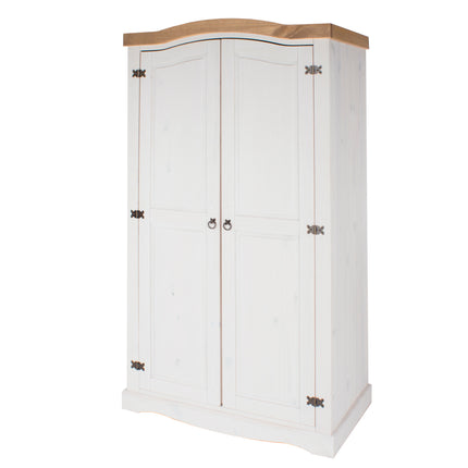 Corona - Solid Pine 2-Door Wardrobe