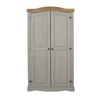Corona - Solid Pine 2-Door Wardrobe