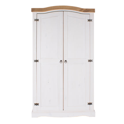 Corona - Solid Pine 2-Door Wardrobe