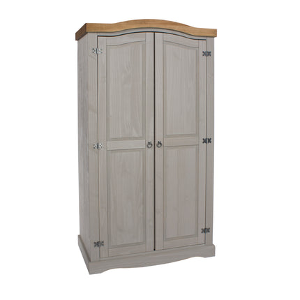 Corona - Solid Pine 2-Door Wardrobe