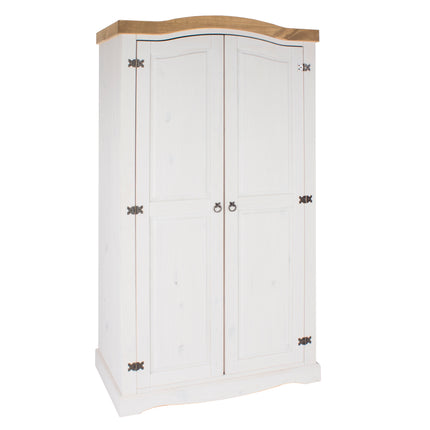 Corona - Solid Pine 2-Door Wardrobe