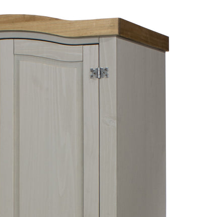 Corona - Solid Pine 2-Door Wardrobe