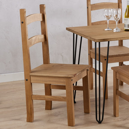 Corona - Solid Pine Chairs Pack of 2
