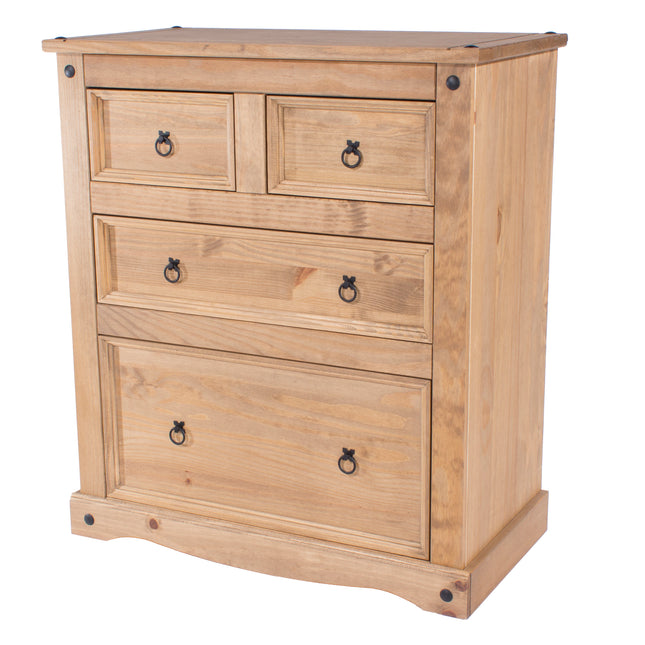 Corona - Spacious 4 Drawer Chest