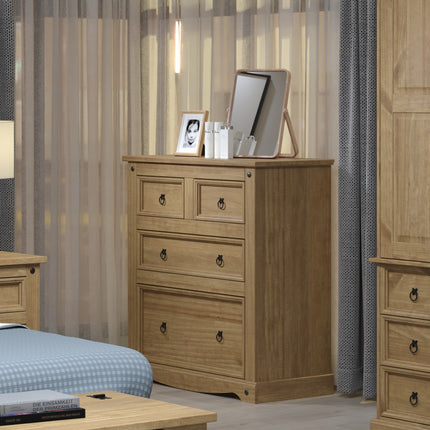 Corona - Spacious 4 Drawer Chest