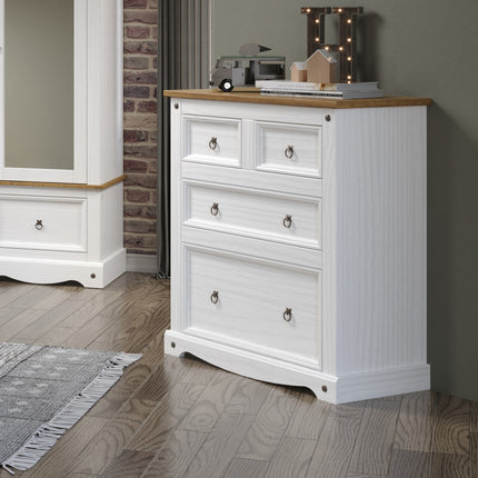 Corona - Spacious 4 Drawer Chest