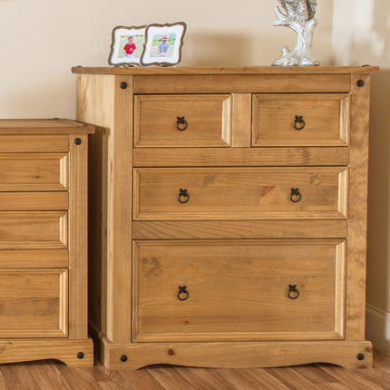 Corona - Spacious 4 Drawer Chest