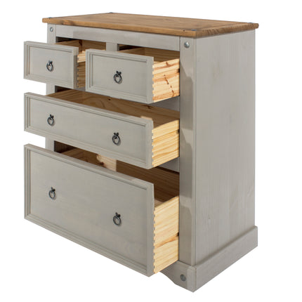 Corona - Spacious 4 Drawer Chest