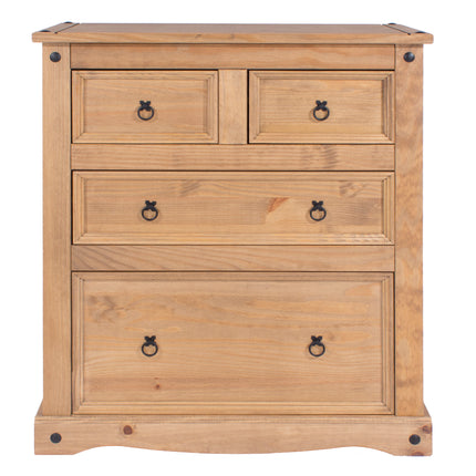 Corona - Spacious 4 Drawer Chest