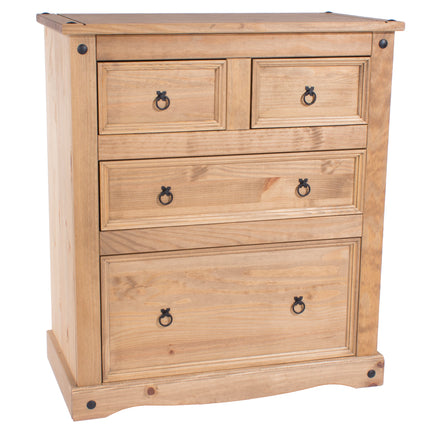 Corona - Spacious 4 Drawer Chest