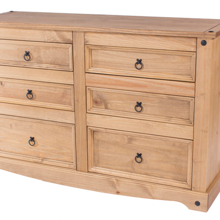 Corona - Wide 4 Drawer Chest