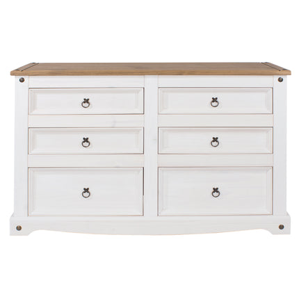 Corona - Wide 4 Drawer Chest