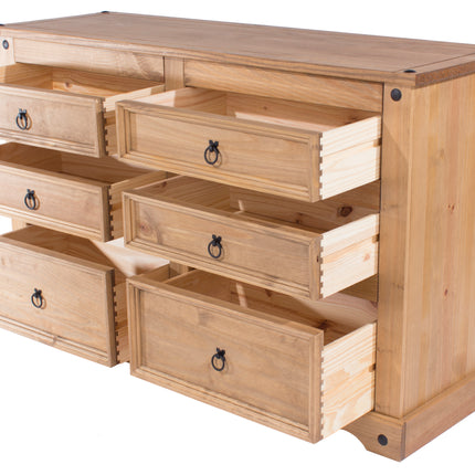 Corona - Wide 4 Drawer Chest