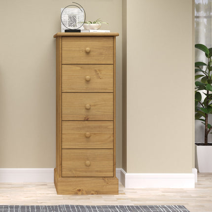 Cotswold - 5 Drawer Narrow Chest