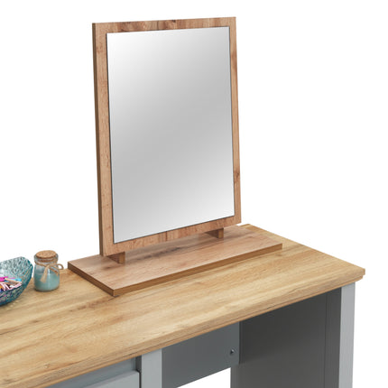 Eaton - Bevelled Mirror - Wotan Oak