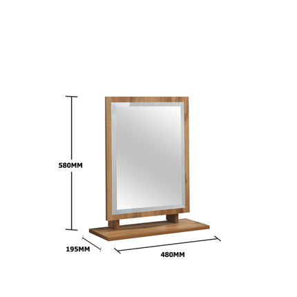 Eaton - Bevelled Mirror - Wotan Oak