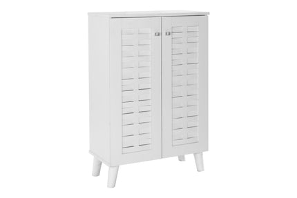 Essentials 2 Door Shoe Cabinet - Compact Storage Solution for Modern Homes