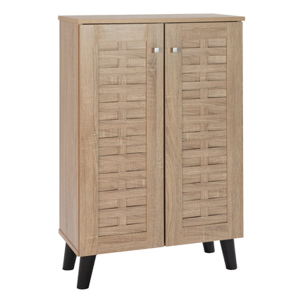 Essentials 2 Door Shoe Cabinet - Compact Storage Solution for Modern Homes