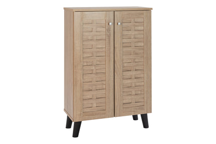 Essentials 2 Door Shoe Cabinet - Compact Storage Solution for Modern Homes