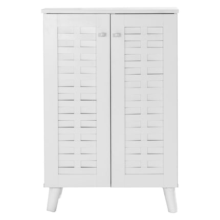 Essentials 2 Door Shoe Cabinet - Compact Storage Solution for Modern Homes