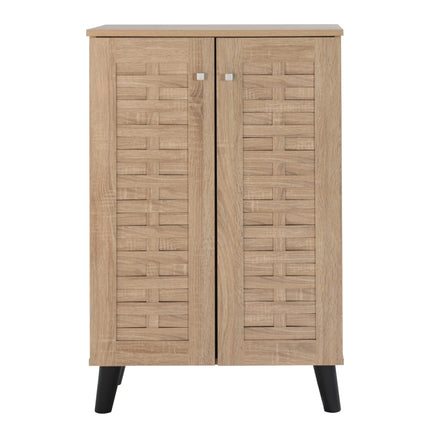 Essentials 2 Door Shoe Cabinet - Compact Storage Solution for Modern Homes