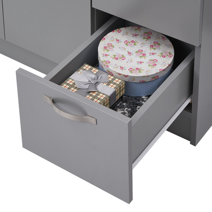 Essentials - 3 Door Double Wardrobe - 2 Drawers